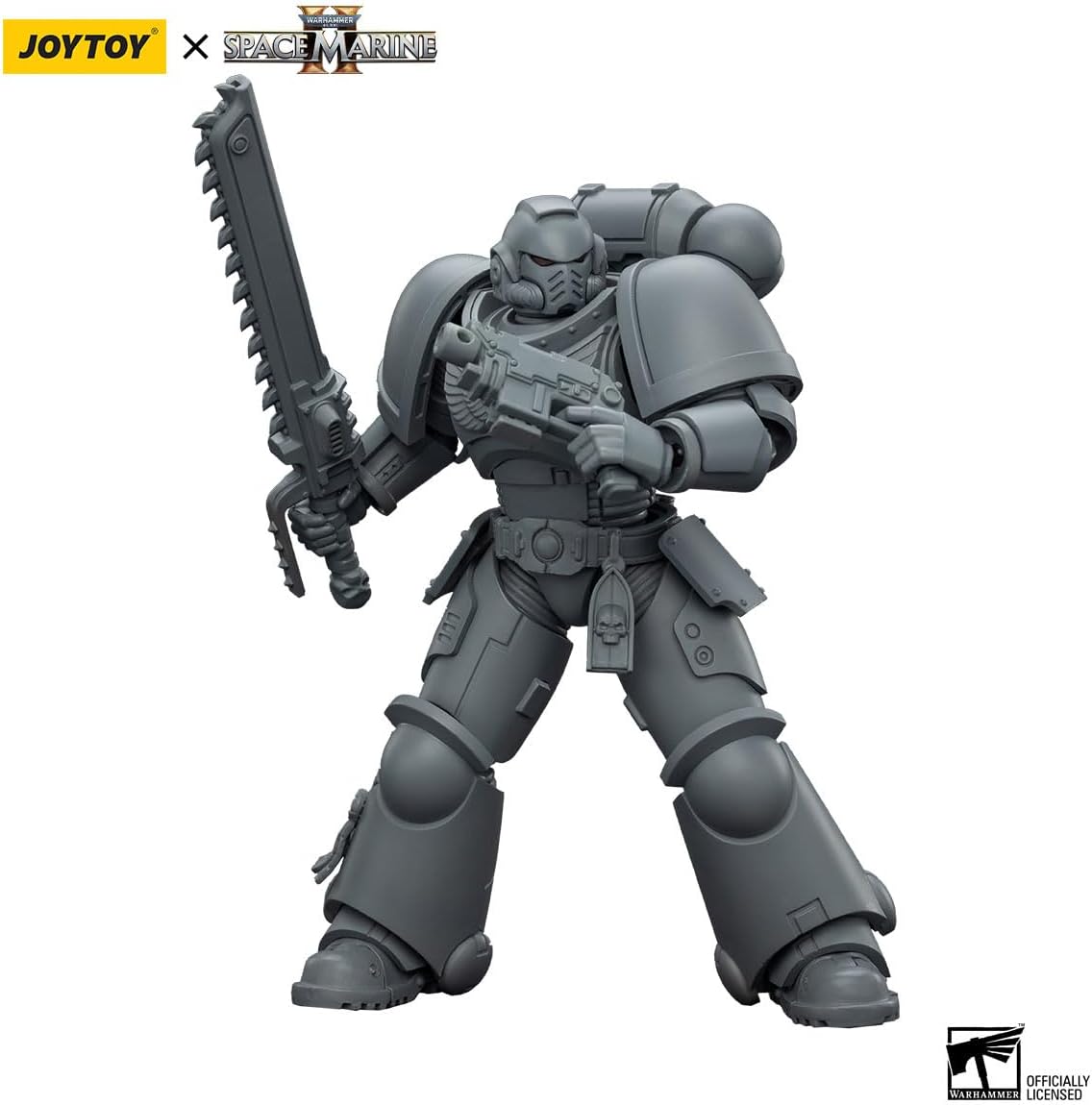 JOYTOY Action Figures Warhammer 40K 5inch Space Marines Intercessor Armouring Hall Edition 1/18 Movable Model Collectible Figurine Ages 15+