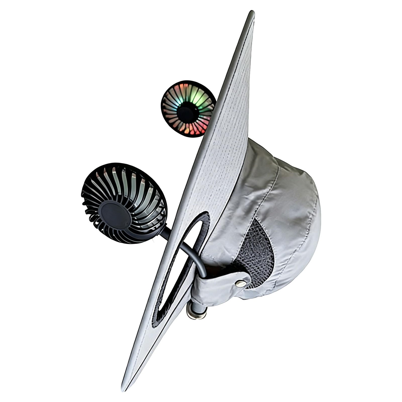 Kaeltsyn Rechargeable Ventilation Hat with 2000mAh Battery and Sun Shielding for Activities Like Fishing and Hiking Fishing Fan Hat