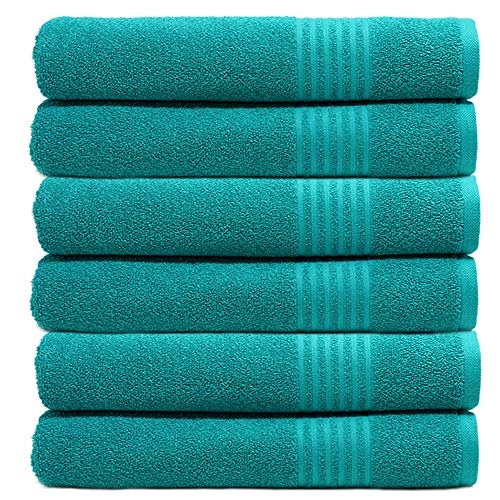 TRIDENT Cotton Bath Towels Set Premium Hotel Quality Luxury Pack of 6 Towel for Bathroom, Super Absorbent, Quick Dry Bath Towel for Spa, Shower - Navigate TRIDENT Cotton Bath Towels Set Premium Hotel Quality Luxury Pack of 6 Towel for Bathroom, Super Absorbent, Quick Dry Bath Towel for Spa, Shower - Navigate