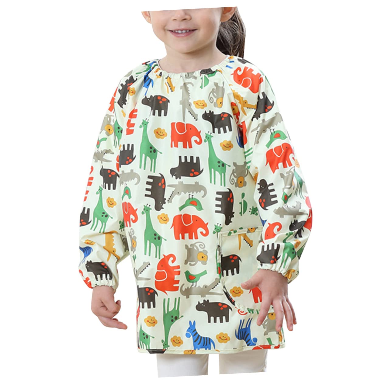 Abaodam Apron Overalls for Kids Disposable Suit Children Art Smock Kids Safety Suit Medical Drawing Art Smock Waterproof Bib Smock Spray Paint Playing with Sand Toddler