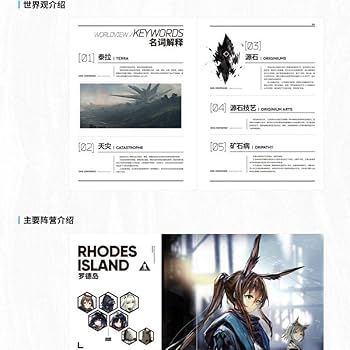 Amazon.co.jp: アークナイツ 公式美術設定資料集 Vol.1 RESET版