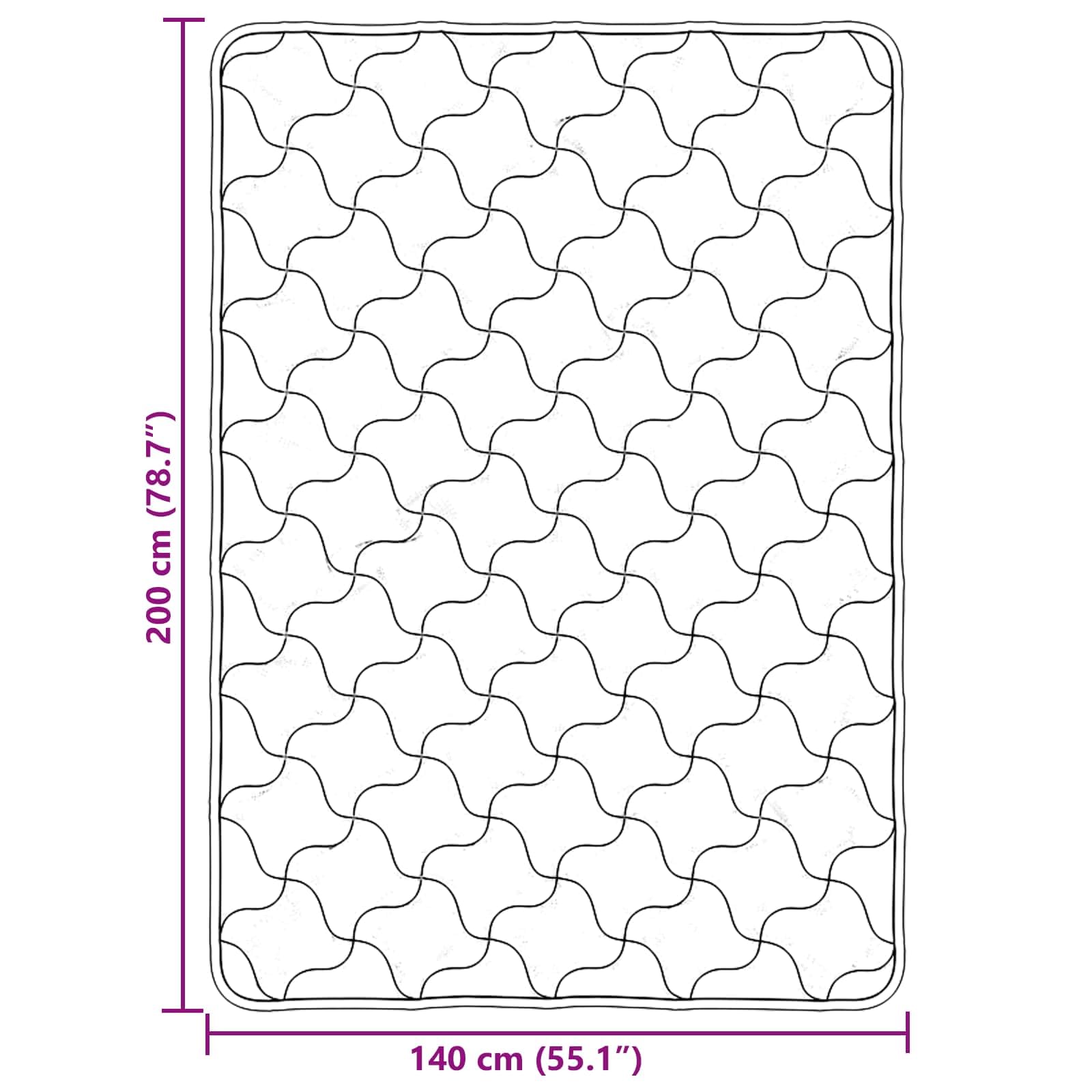 Edredón de invierno de 140 x 220 cm, microfibra, forro polar, transpirable, lavable, para dormitorio, para todo el año, acogedor, duradero, hipoalergénico, diseño moderno, ideal para noches