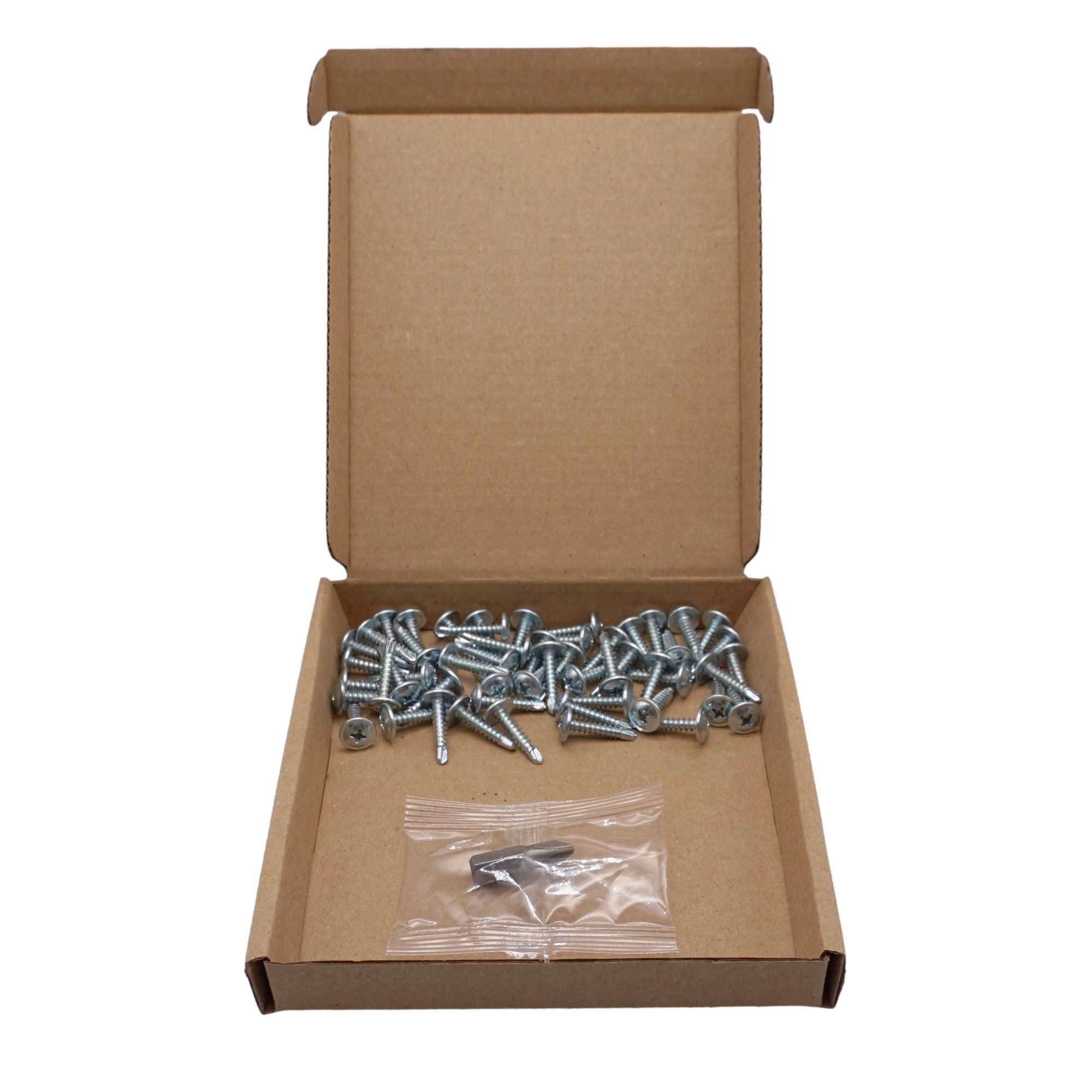 SKIR'CO (50 pcs) Zinc Plated Self-Drilling Screws 3.9 x 19 mm, Sheet Metal Screws, DIN 7504 T, PH Modified Truss Head Screws - Image 4