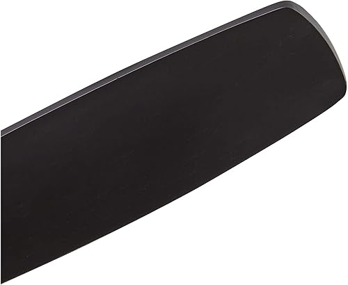 Miniatura 5 de Casa Vieja Ventilador de techo moderno de 3 aspas hilado por viento de 52 pulgadas con luz LED regulable, control remoto, madera maciza negra mate