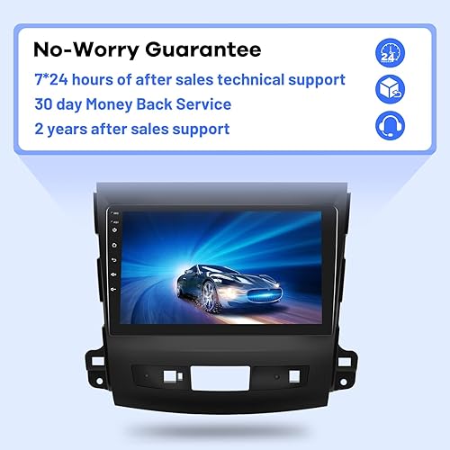Miniatura 7 de 2G+64G Radio de coche para Mitsubishi Outlander 2008-2015, pantalla táctil Android estéreo de 9 pulgadas, CarplayAndroid AutoHi-Fi
