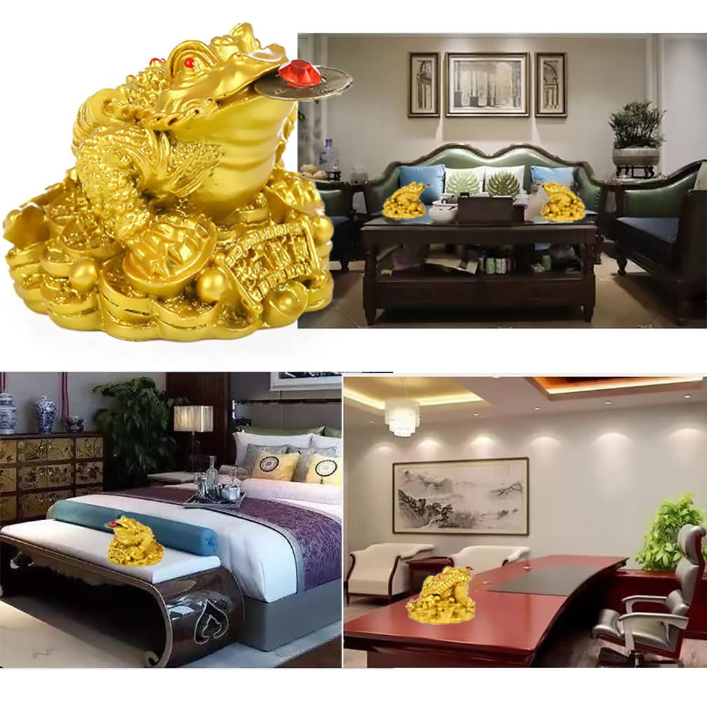 Amazon.co.jp: カエルの置物 玄関 風水 縁起物 かえる 置物 商売繁盛