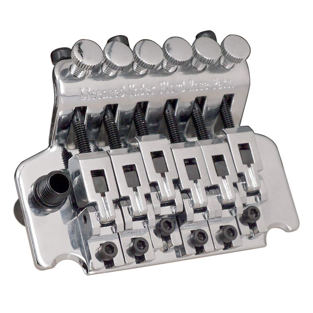 Accordatore Di Chitarra Tremolo Bridge System Guitar Electric 6 String Doppio rotolo Targhetto Sella for chitarra elettrica Sostituzione di materiali in lega di zinco Accordatore Per Chitarra Di Legno