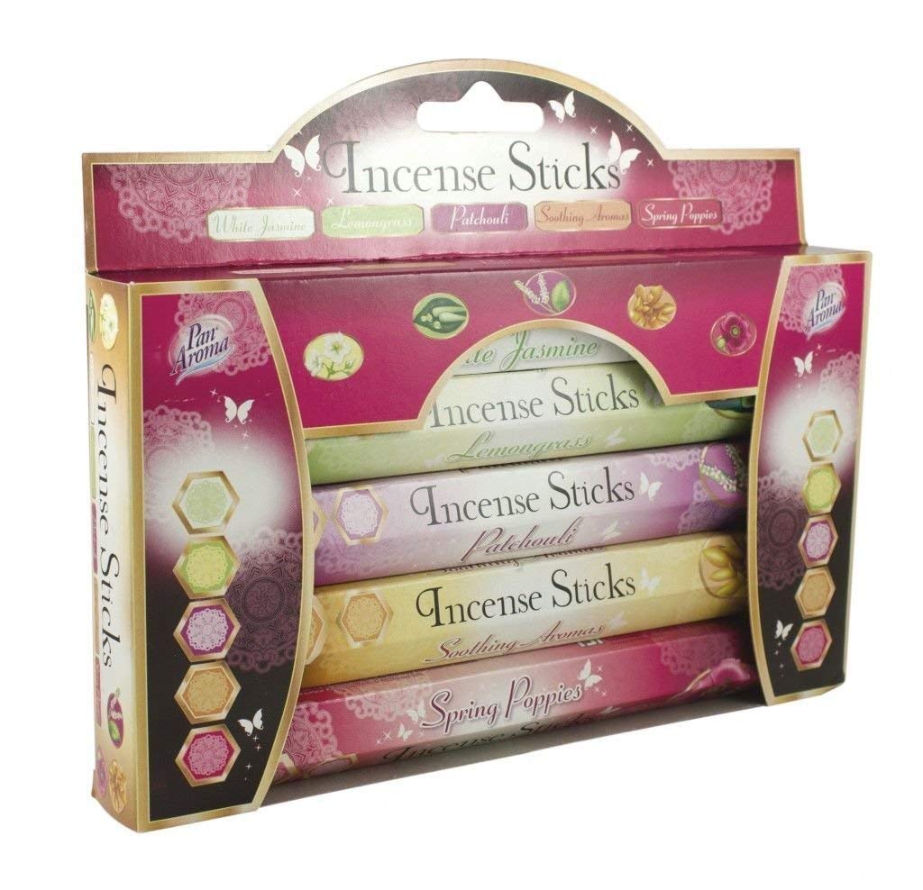 Pan Aroma - Assorted Incense Stick Set - 80 Sticks (1)