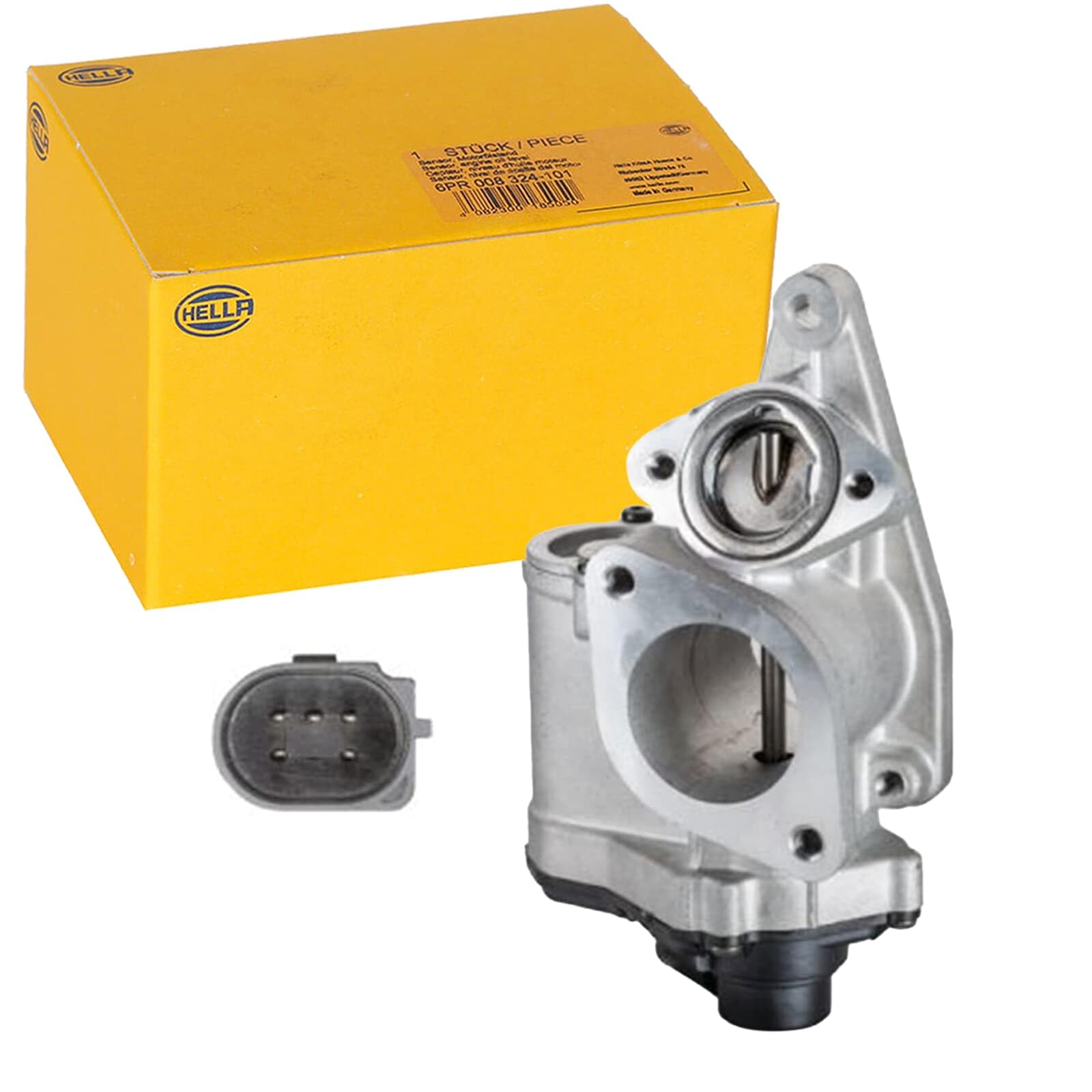 HELLA 6Nu 014 864-​121 Vanne Egr - Électrique - 5Pôle - Sans Joint D'Étanchéite