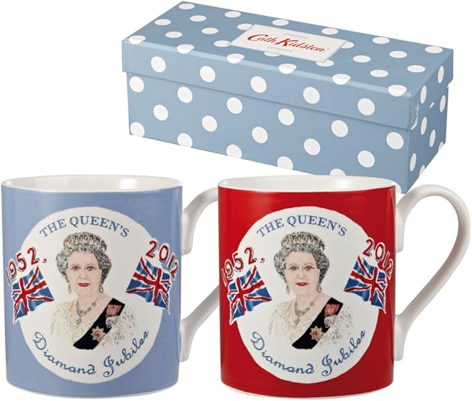 Cath Kidston Fine China Jubilee Larch Mug Set Amazon.co.uk Home & Kitchen