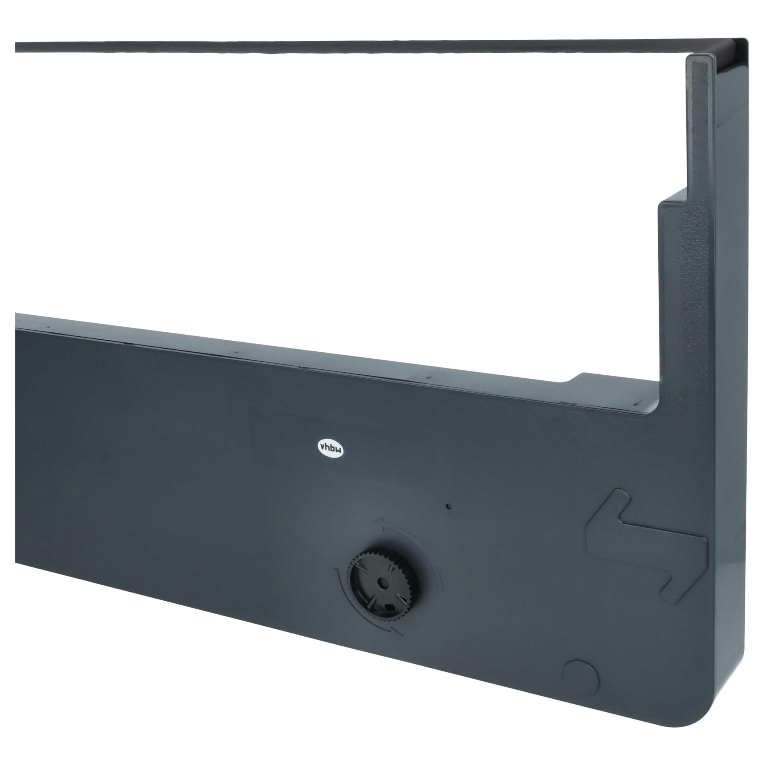 vhbw 10x Cinta de color de escritura compatible con Tally Genicom 6300 impresora de matriz o de tickets - negro