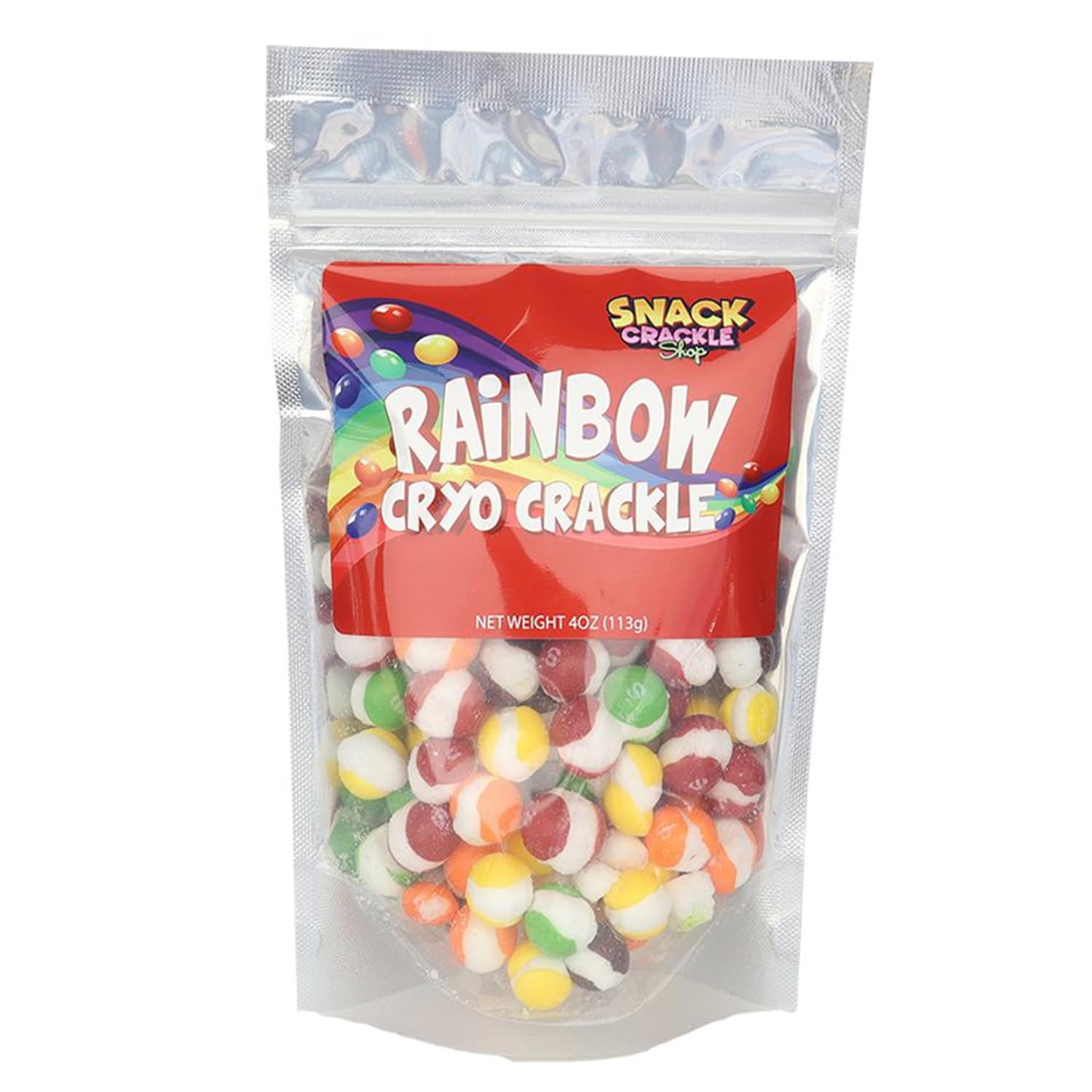 Snack Crackle Shop - Rainbow Cryo Crackle, Freeze Dried Skizzles 4oz
