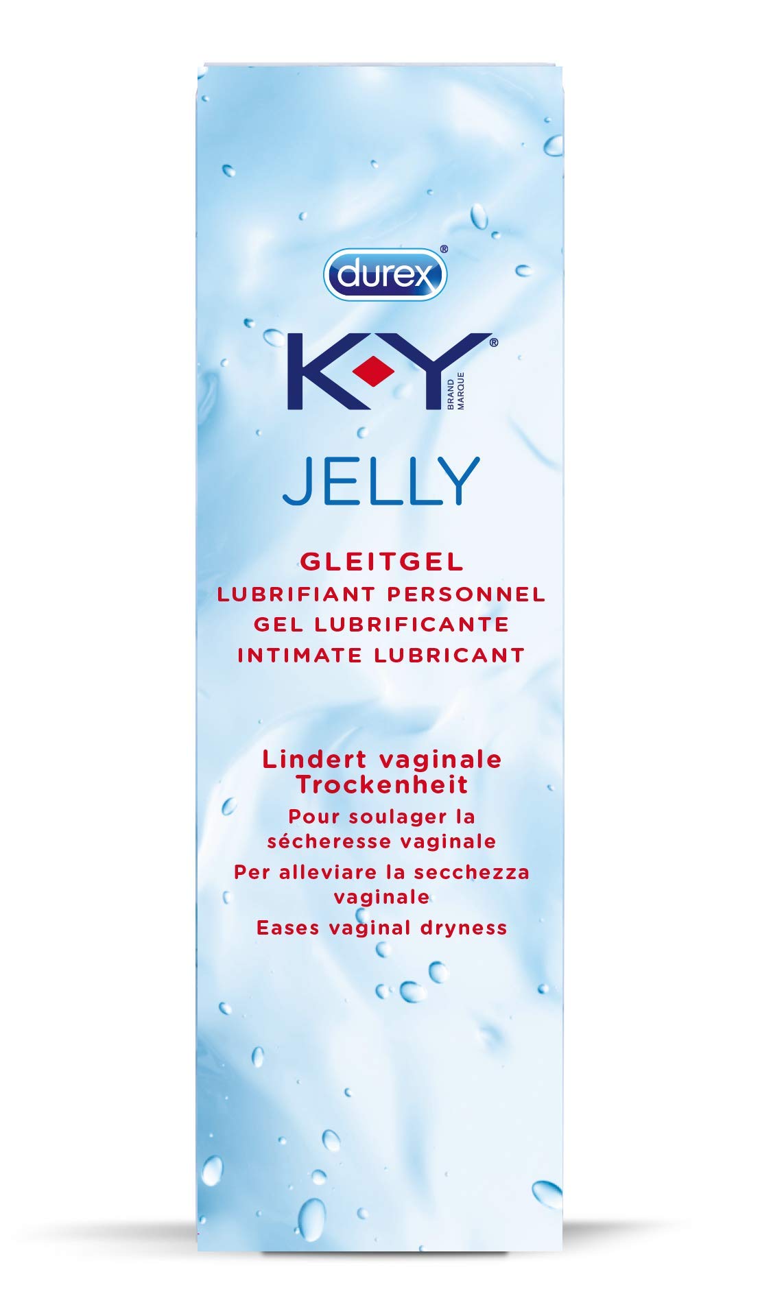 K-Y Jelly Gleitgel – Mildes Gleitmittel auf Wasserbasis, lindert vaginale Trockenheit – Leicht abwaschbar & parfümfrei – 50 ml