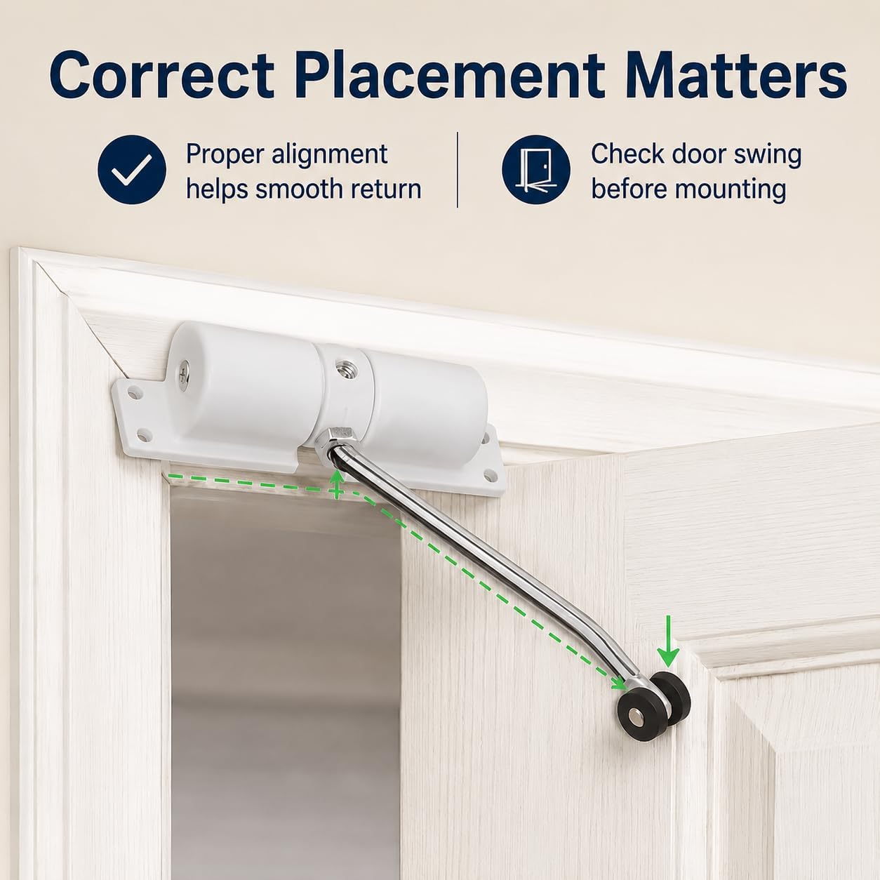 Automatic Door Closer, 30 kg Zinc Alloy Safety Spring Door Closer image 5