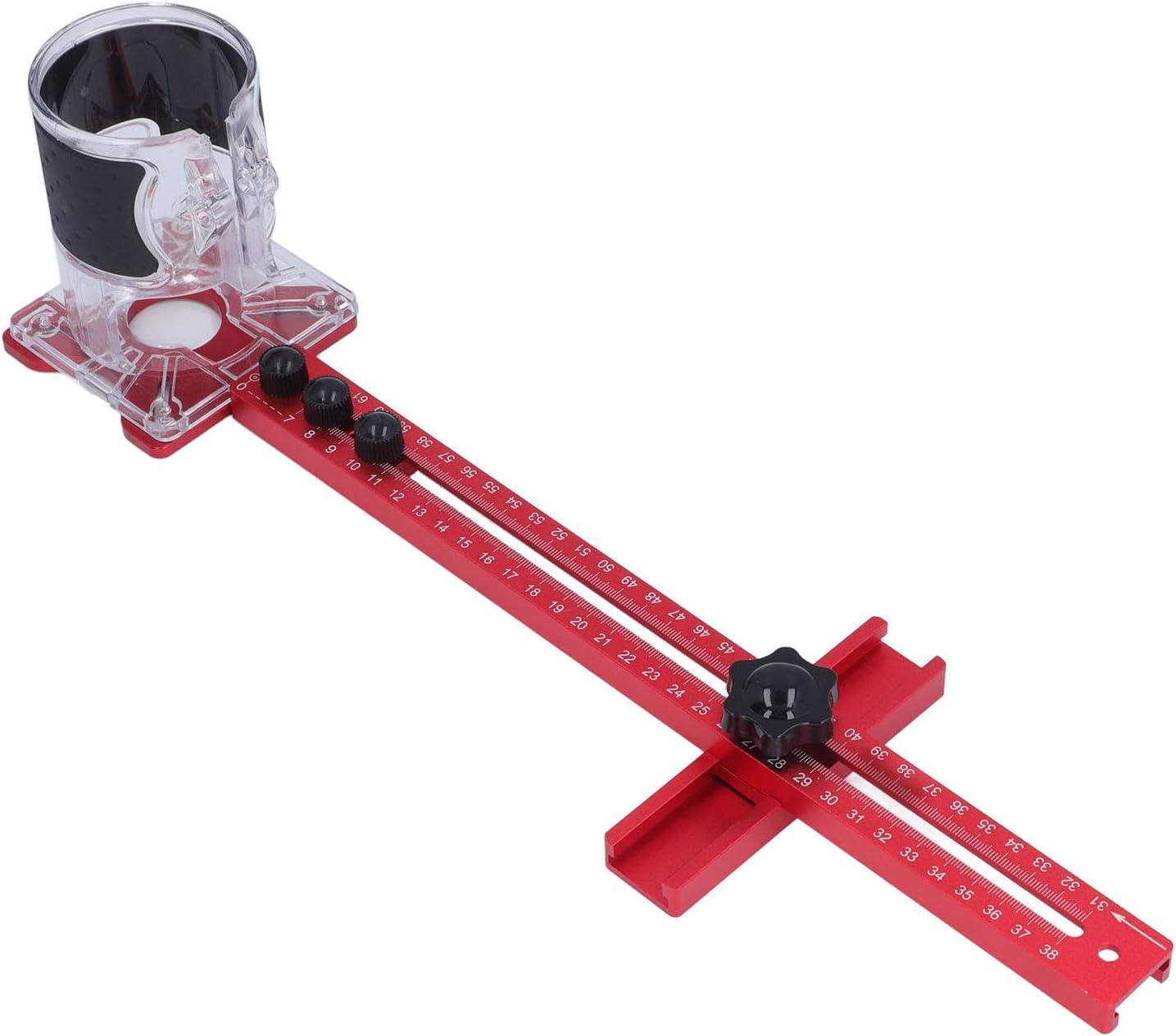 Router Milling Groove Bracket Aluminum Alloy Detachable Trimming Machine Flip Board Woodworking Circle Cutting Jig for Professional Woodworkers and DIY Enthusiasts