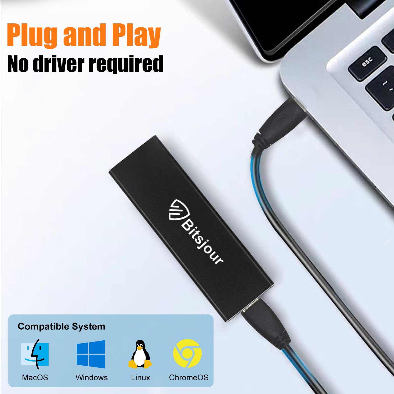 Amazon.com: Bitsjour MacBook Air 2012 SSD Enclosure 7+17 pin