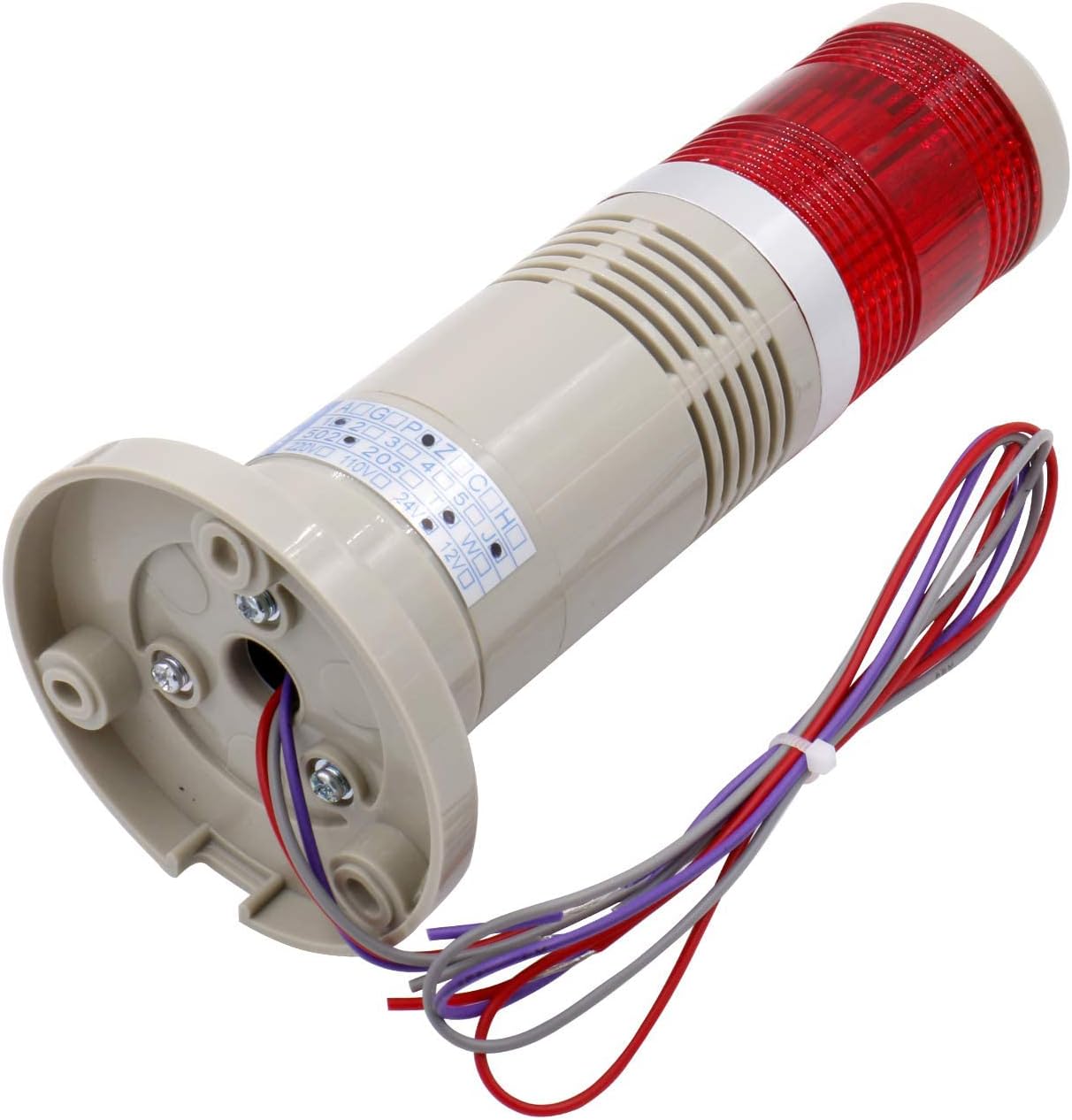 Led Signal Tower Stack Lights Buzzer 3-Layer Lights With