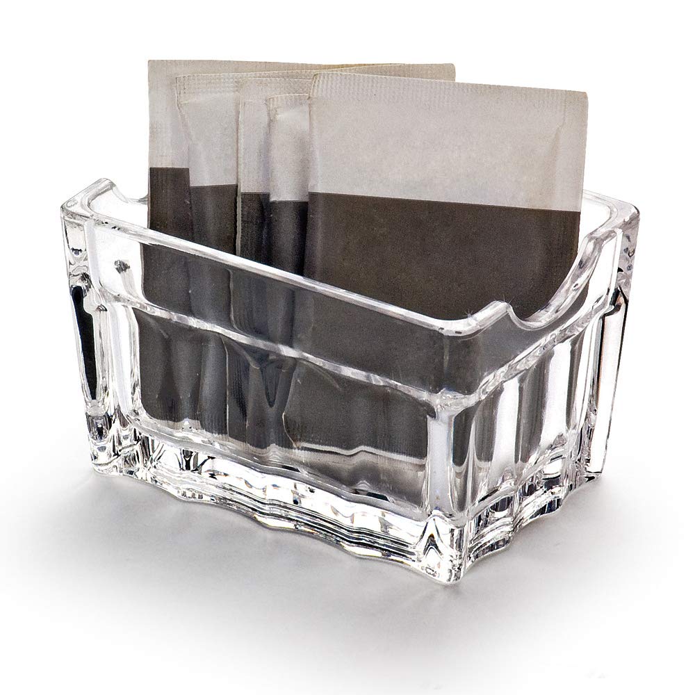 Buy GHRMB Clear Plastic Glass Sugar packet holder Kitchen Storage