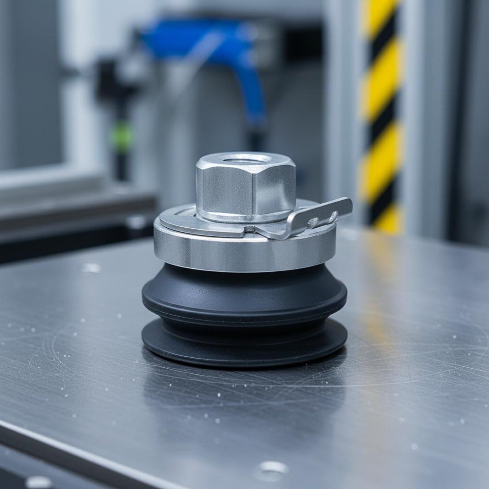harayaa Manipulador de Vacío con Diseño Bellows Ventosa Resistente a Temperaturas y Materiales Múltiples Reforzado en Caucho Nitrilo y Metal Adecuado para, ZP3E-T125BMN-A16