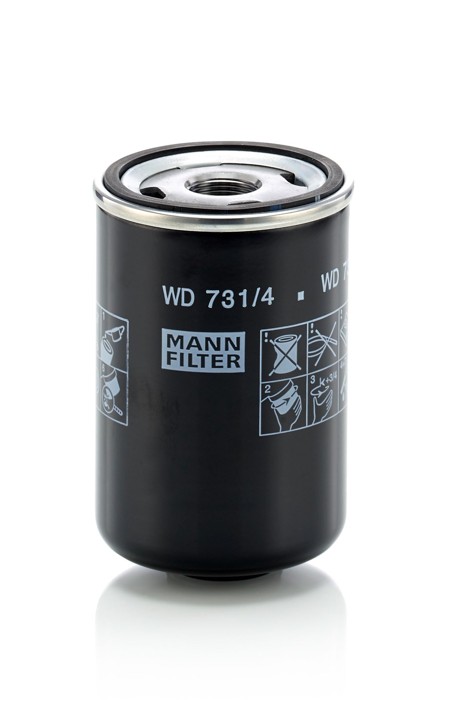 MANN-FILTER WD 731/4 Filtro de aceite - para Aplicaciones fuera de autopista