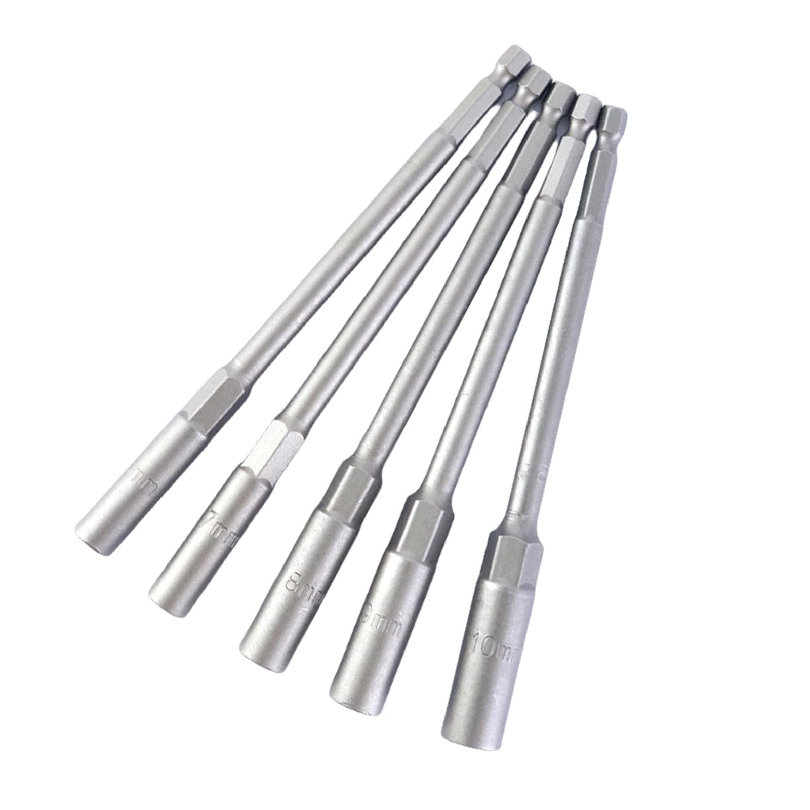 Zhangyezhan 6 7 8 9 10Mm Professional 150Mm Lengthened Deeping Reach Socket For Mechanics Furniture Assembly Tasks Narrow Space Application Rust Resistant Socket