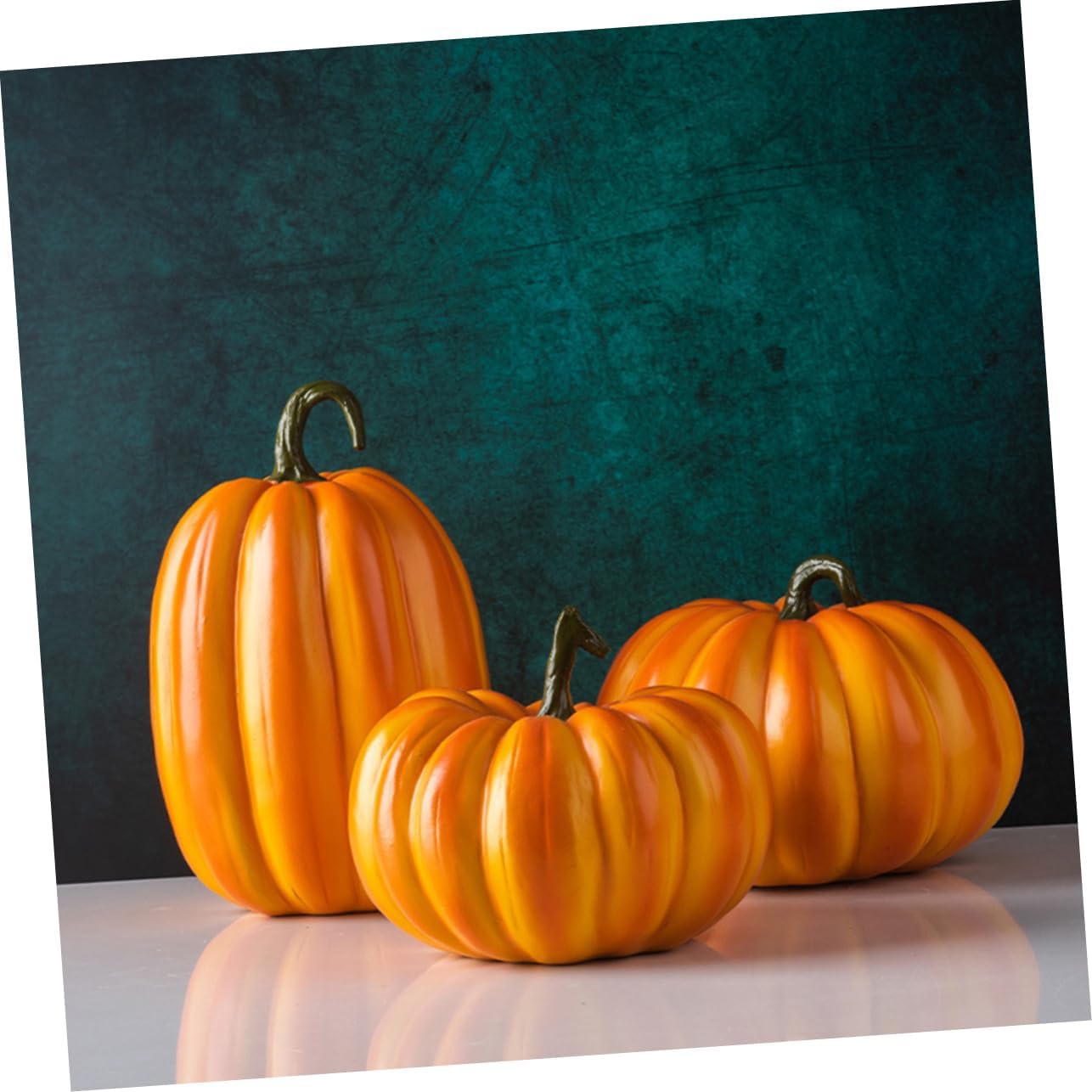 Large Animated Pumpkin Ornament Halloween Decoration Resin Craft for Home