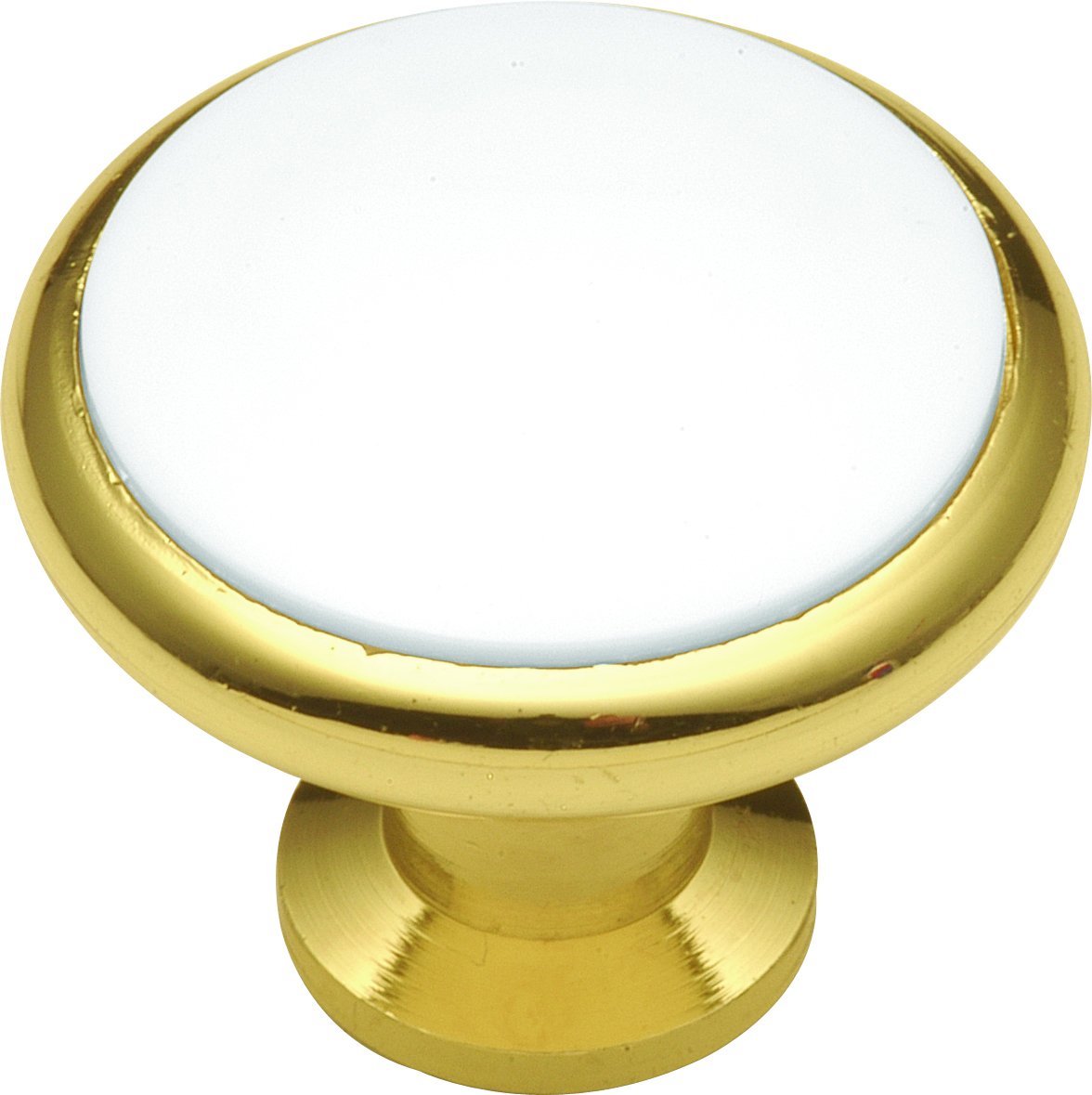 Hickory Hardware P427-W 1-3/8-Inch Tranquility Cabinet Knob, White