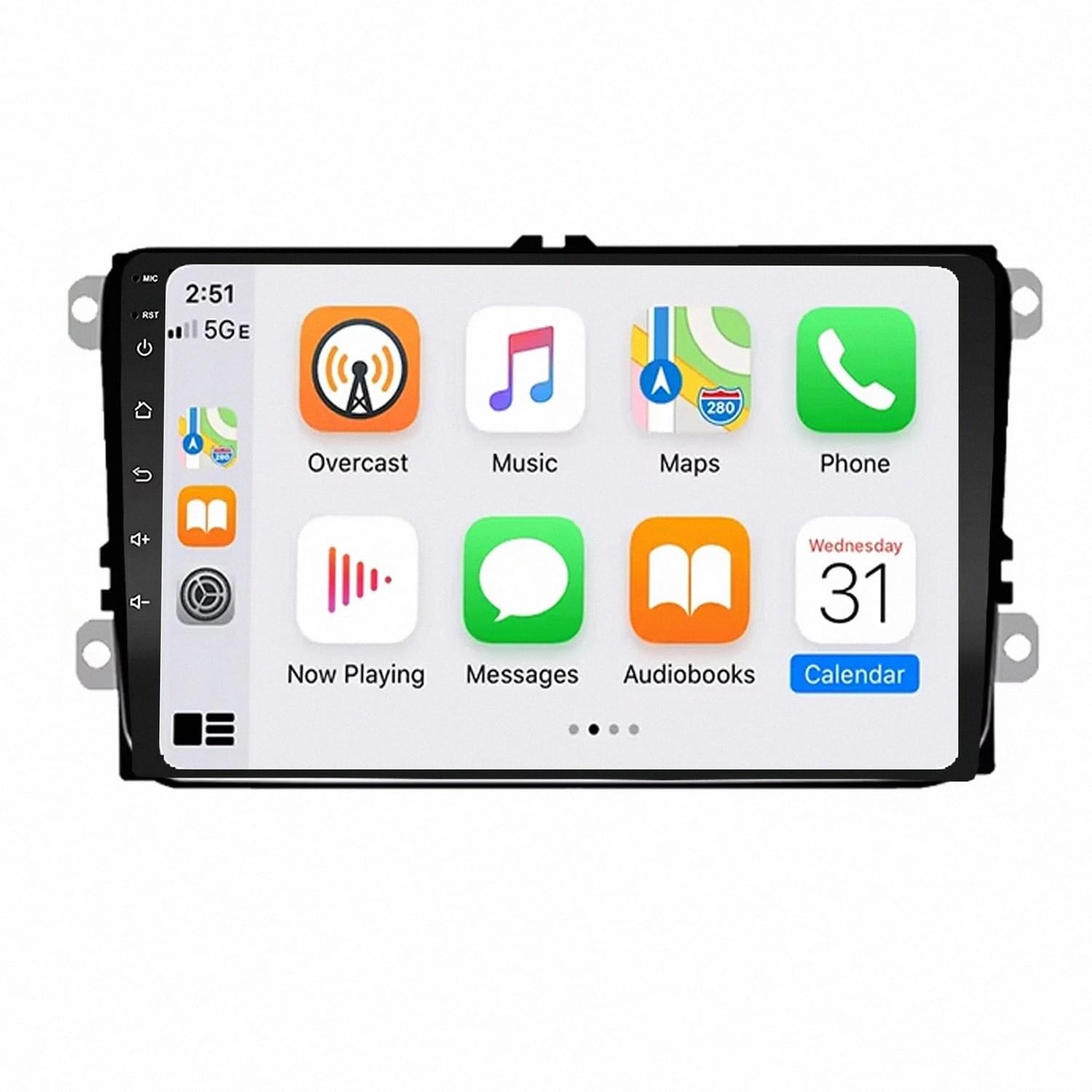 Radio Coche 2 DIN para VW Caddy 2011-2018 con Pantalla HD y Mirror Link 8