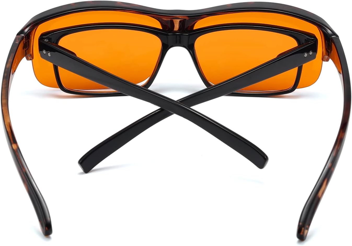 Eyekepper 100% Anti-Blue Light Blocking Fitover Glasses Wear Over Computer Glasses With Amber Lens - Image 3