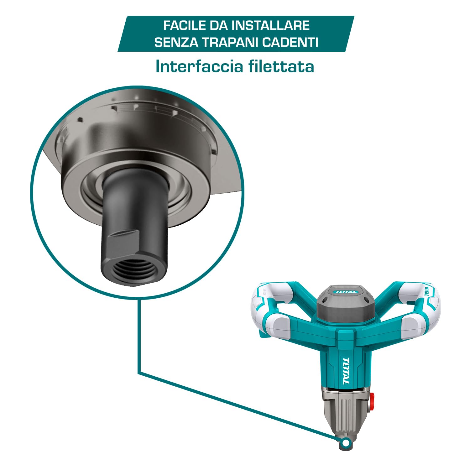 MISCELATORE 1400W TOTAL TD614006