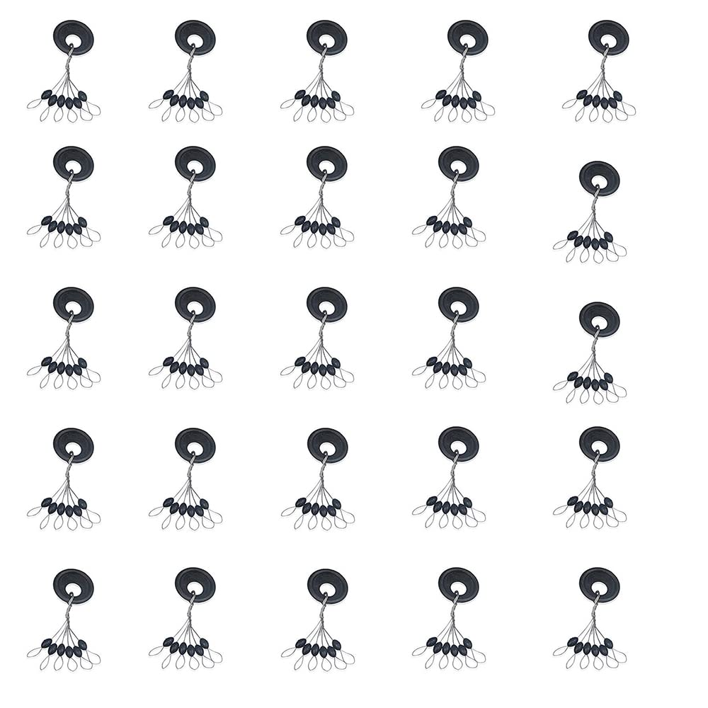 Fishing Float Rubber Stopper Space Beans Fishing Line Stoppers