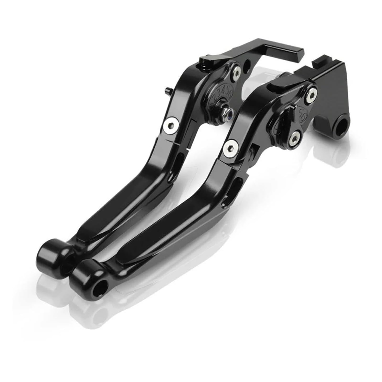 MAMXVKVZEU Motorbike Brake Clutch Handle Levers Motorcycle Extendable Adjustable Brake Clutch Levers Handlebar Grips for ZX6R ZX 6R 636 ZX6 R ZX-6R 2005 2006(A5)