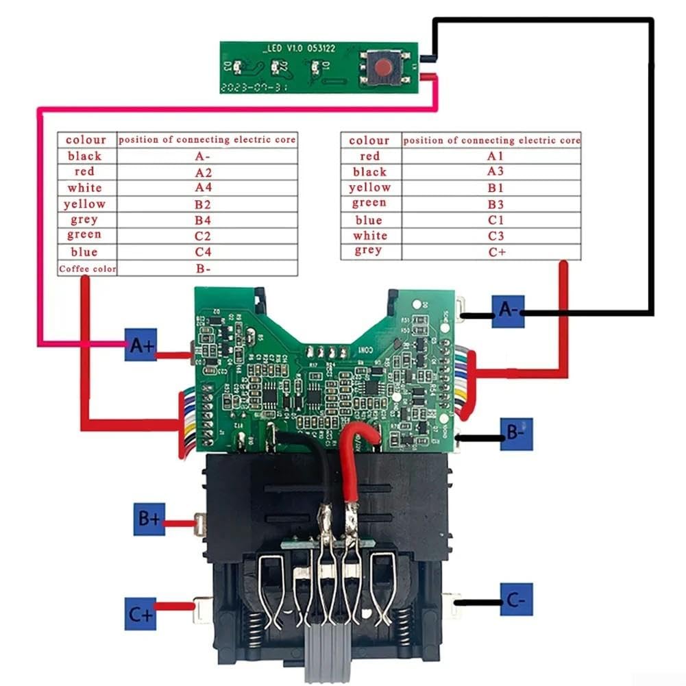 Funda Repuesto 15 para núcleos Para Batería 18V 20V MAX Funda