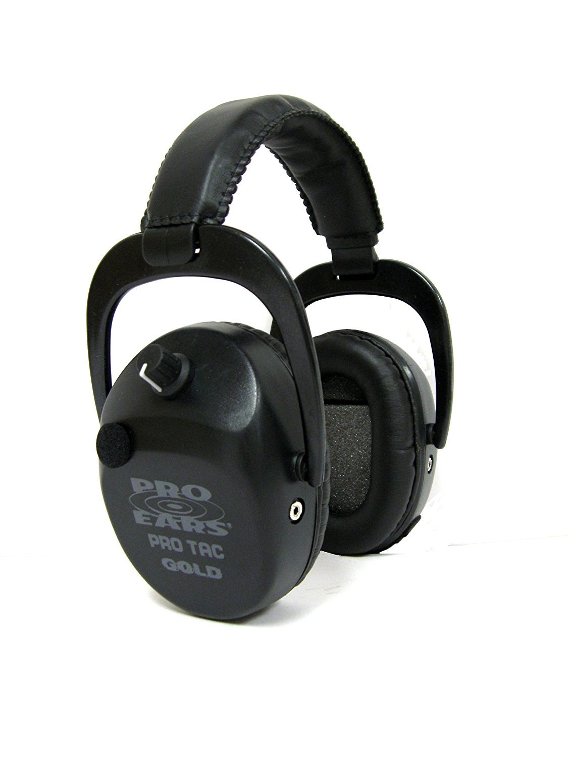 Pro Tac SC ​Gold Ear Muffs, Military Grade Electronic Hearing Protection & Amplification, DLSC Tech, Made in USA