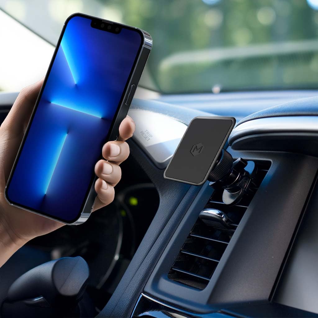 Mighty Mount Magnetic Phone Holder for Car - Magnetic Air Vent Phone Mount, 360 Adjustable Hands-Free Car Phone Holder Ultra Strong Magnets, Phone Mount for Car Compatible with iPhone and Android