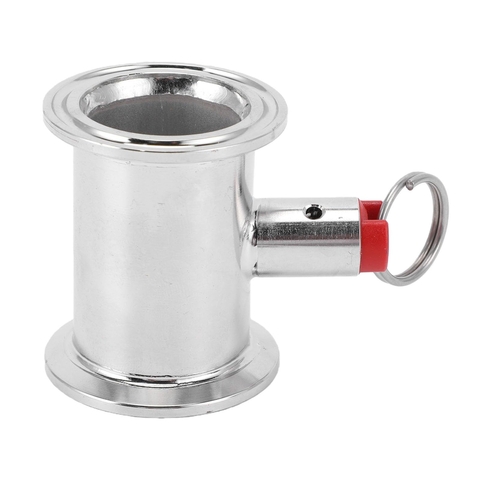 Zunate 1,5-Zoll-Klemmen-Überdruckventilrohr 17 PSI, Edelstahl-Brühteile, Kompakte, Konische Verschraubung mit Schnellinstallationsdesign für Einfache Verwendung