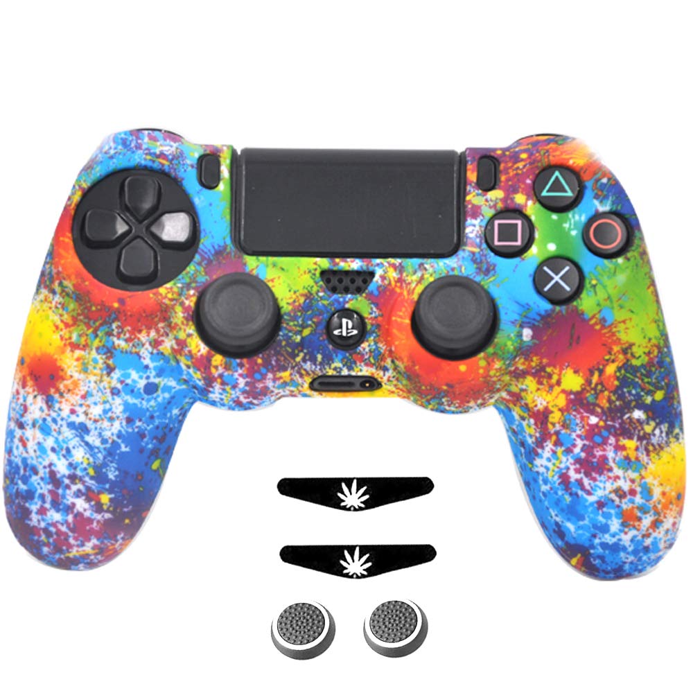 Anti-Rutsch-Silikon-Controller-Abdeckung für PS4/Slim/Pro Controller Farbe Graffiti