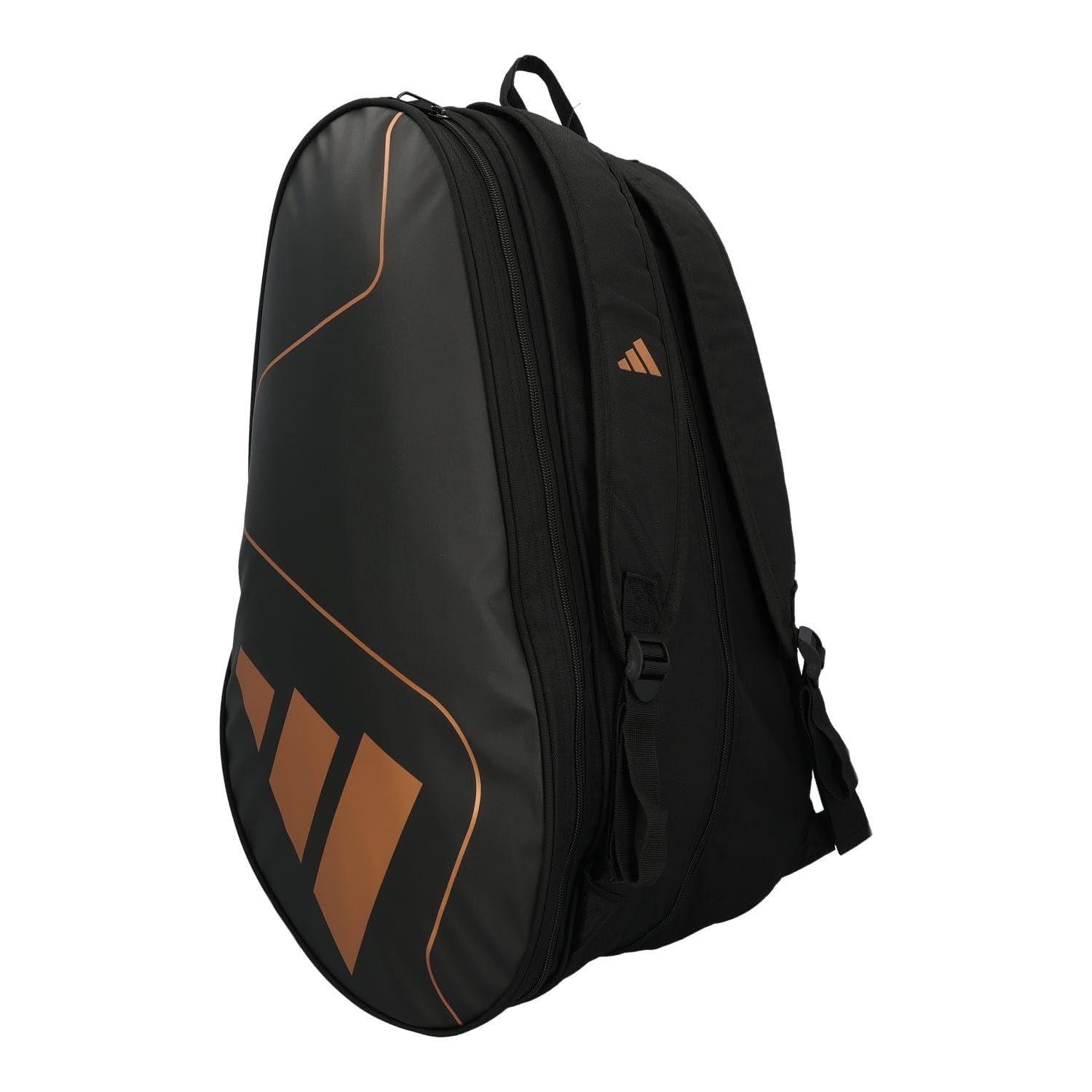 Adidas - Borsa per racchette da paddle Carbon Control, oro/nero