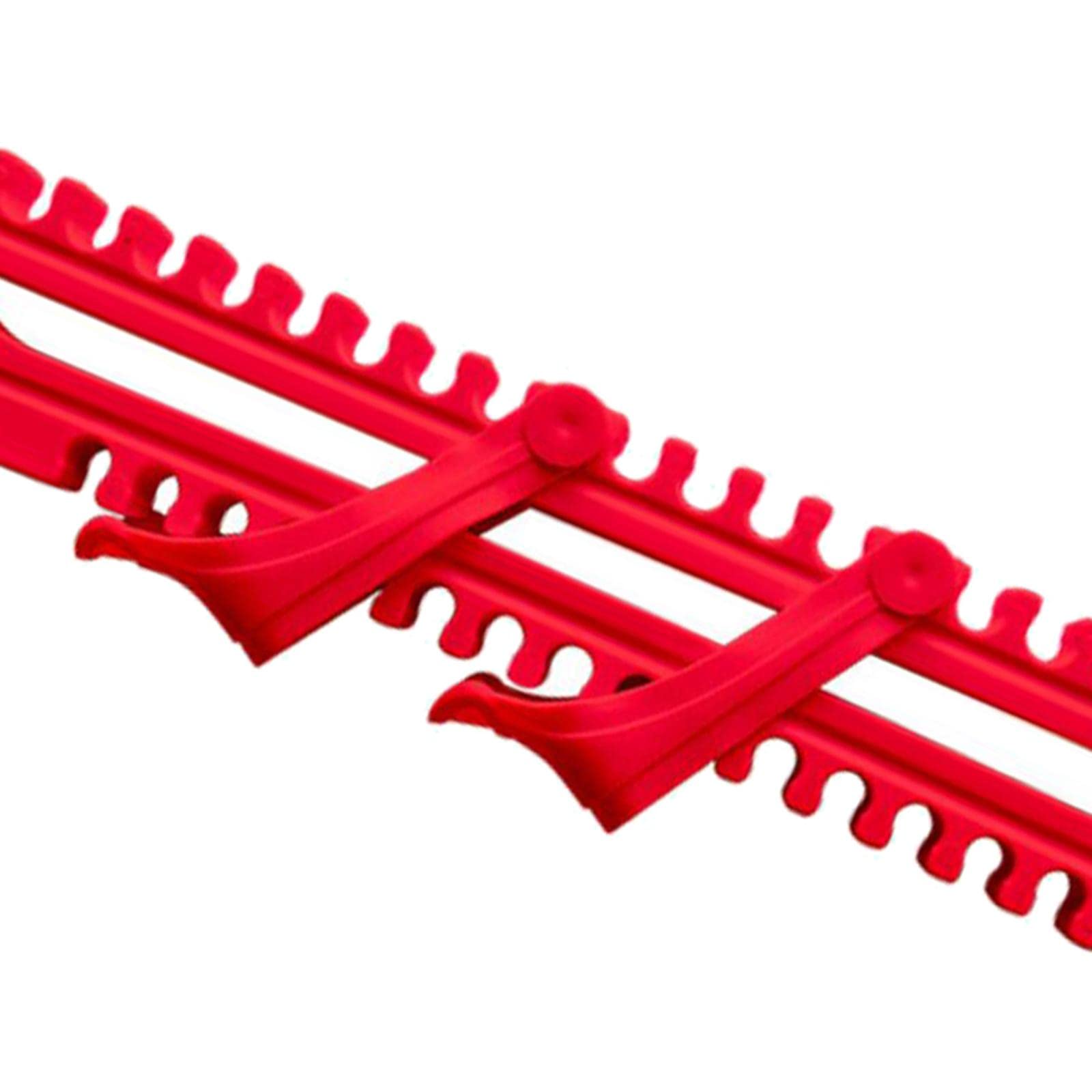 Lot de 5 protections universelles pour patins à glace Rouge 345 x 65 x 18 mm