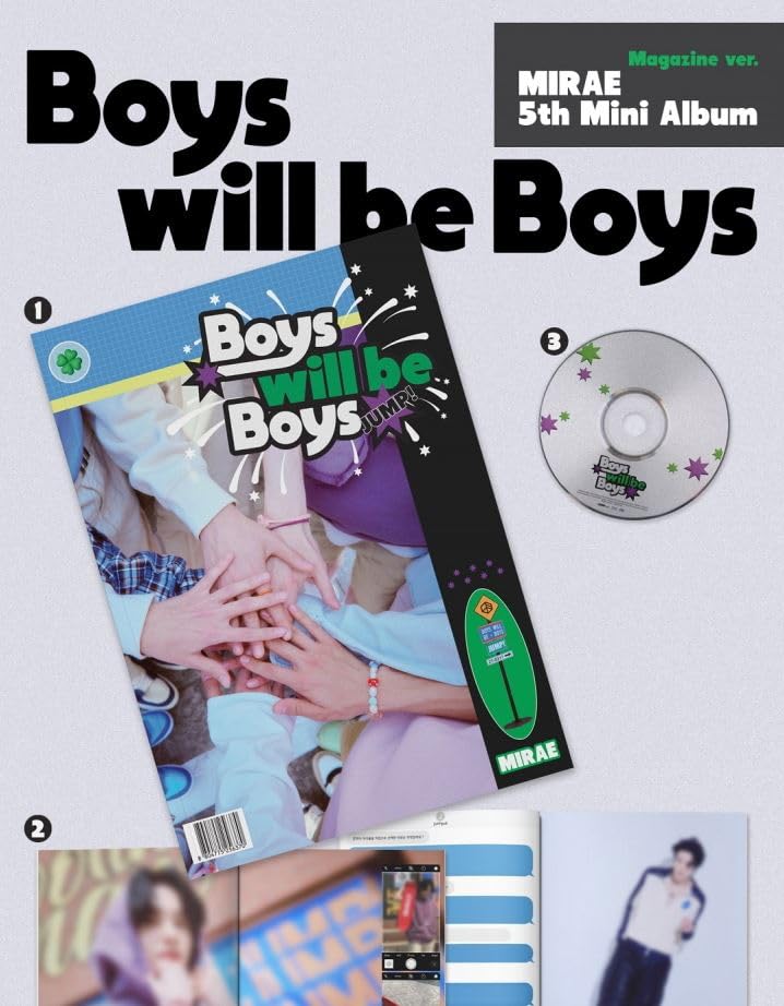 Amazon.co.jp: MIRAE (未来少年) - 5th Mini Album [ Boys will be
