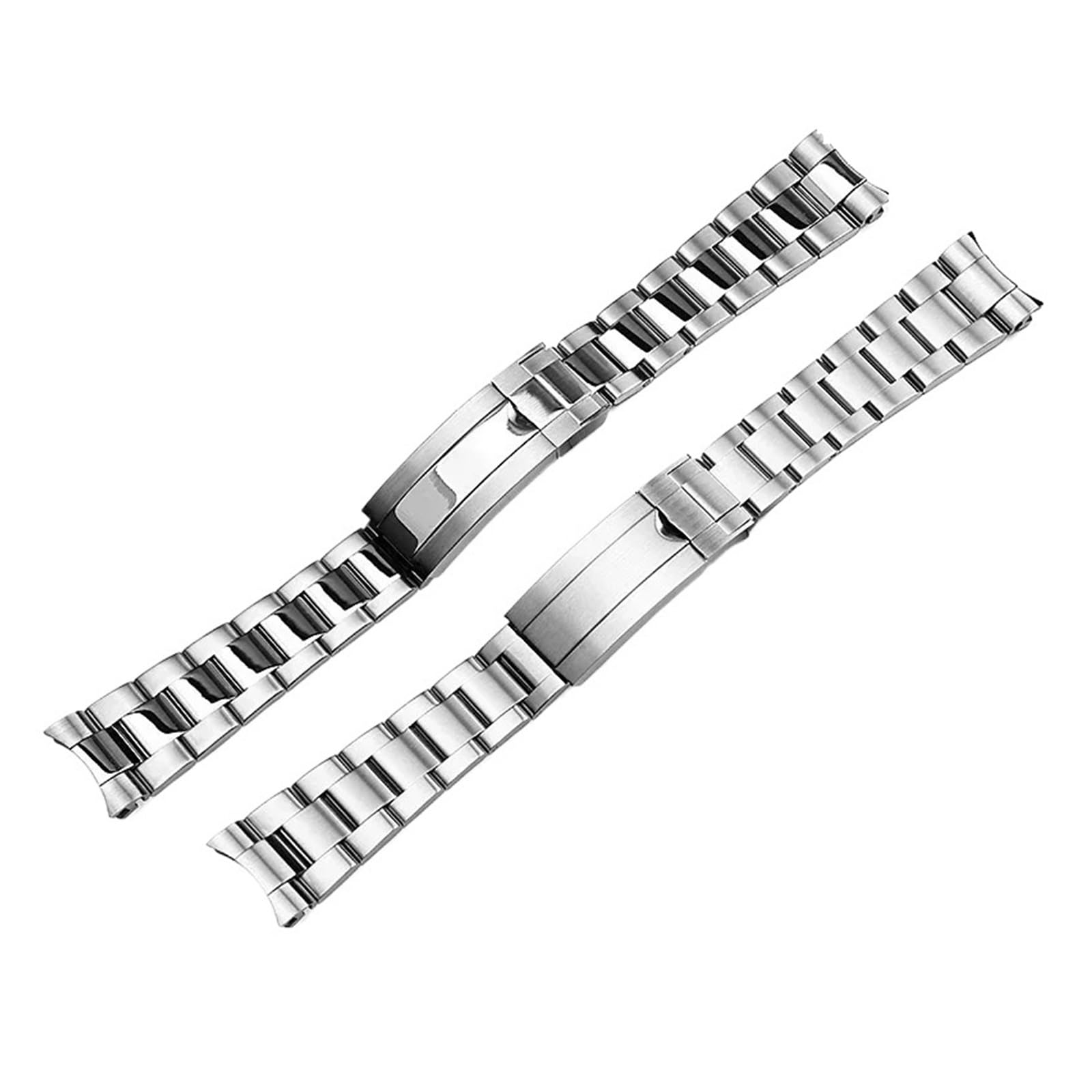 Générique Compatible avec Rolex SUBMARINER Yacht-Master GMT Bracelet de montre, fermoir Glidelock, en acier inoxydable 20mm 21mm