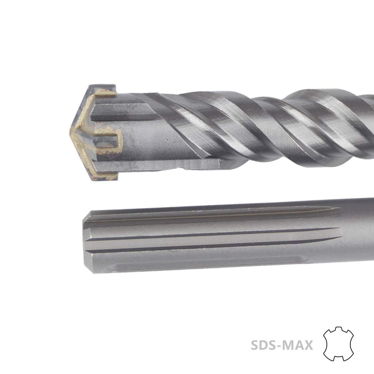 SDS MAX Ø16 x 600mm Hammerbohrer Betonbohrer Steinbohrer Quadro-X für Mauerwerk vierschneidig BOHRFUX