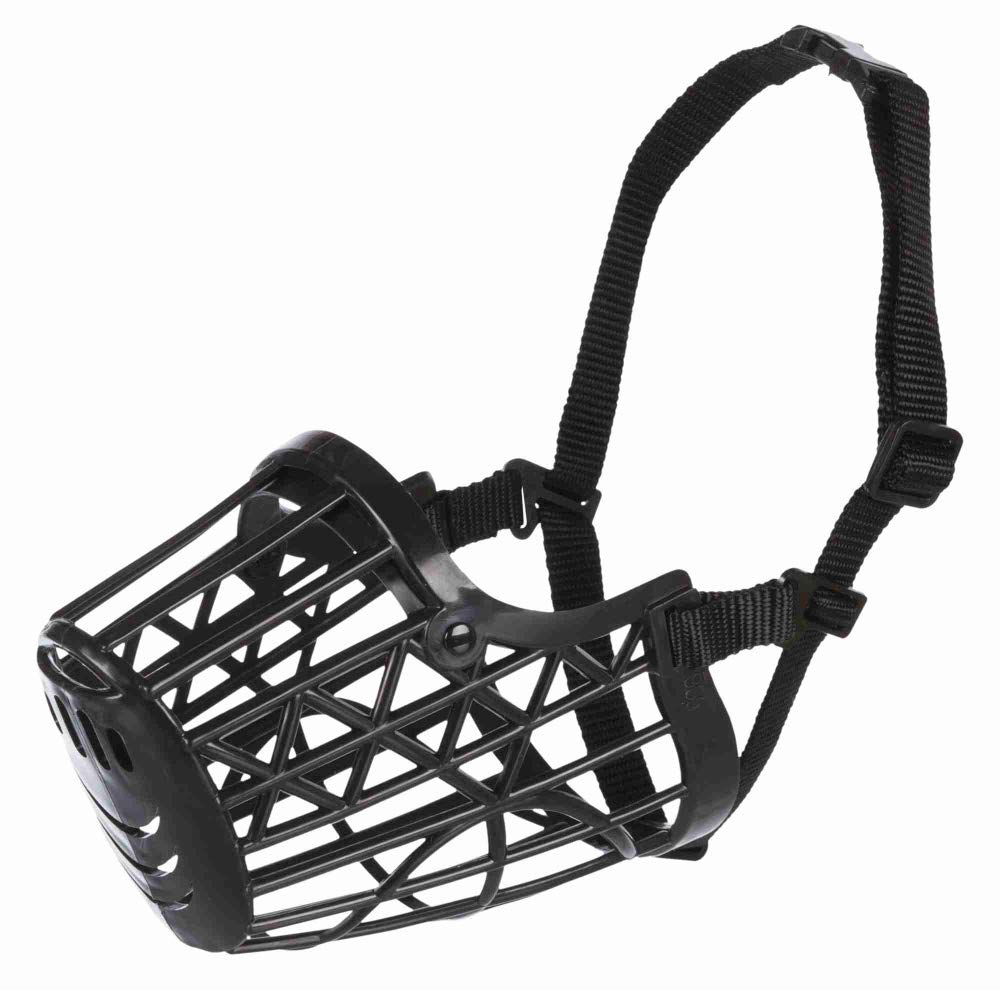 Trixie Muzzle for Dogs, Plastic - Black (M–L - 26 cm) - Eg. Rottweiler (B081V4RY19) Amazon Price History, Amazon Price Tracker