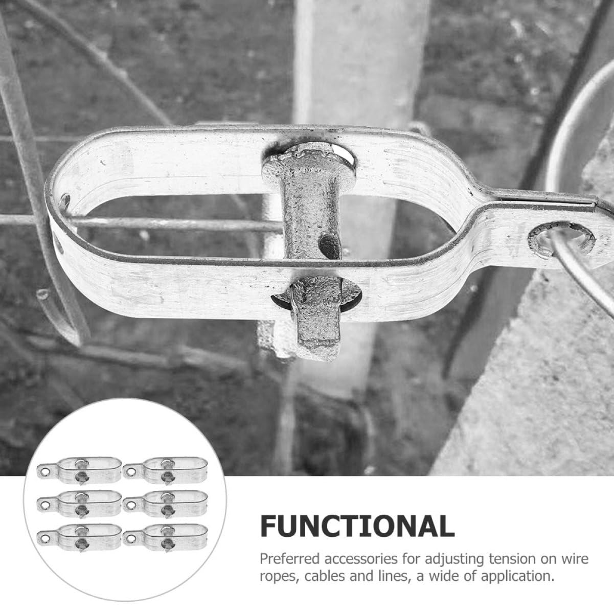 SOLUSTRE 10pezzi Tenditore Heavy Duty Per Recinzioni Strumento Tensionamento Robustissimo Per e Facile Usare e Portatile