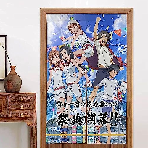 のれん とある科学の超電磁砲 のれん 和風 暖簾 壁掛け 遮光 断熱 遮像 間切り 暖簾 キッチン 厚手 浴室のカーテン シェードカーテン紗 ドアカーテン 出入り口 店頭 新築祝い トイレ バス 喫茶店 目隠し 居酒屋 脱衣場の目隠し 洗濯可 台所 洗面所