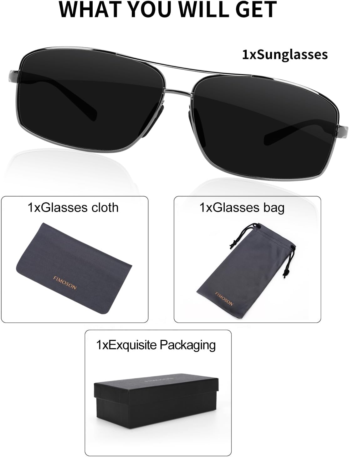 Night Vision Glasses for Men Women, Classic Fashion Pilot Style for Night Driving Anti Glare, Al-Mg Metal Frame - Image 7