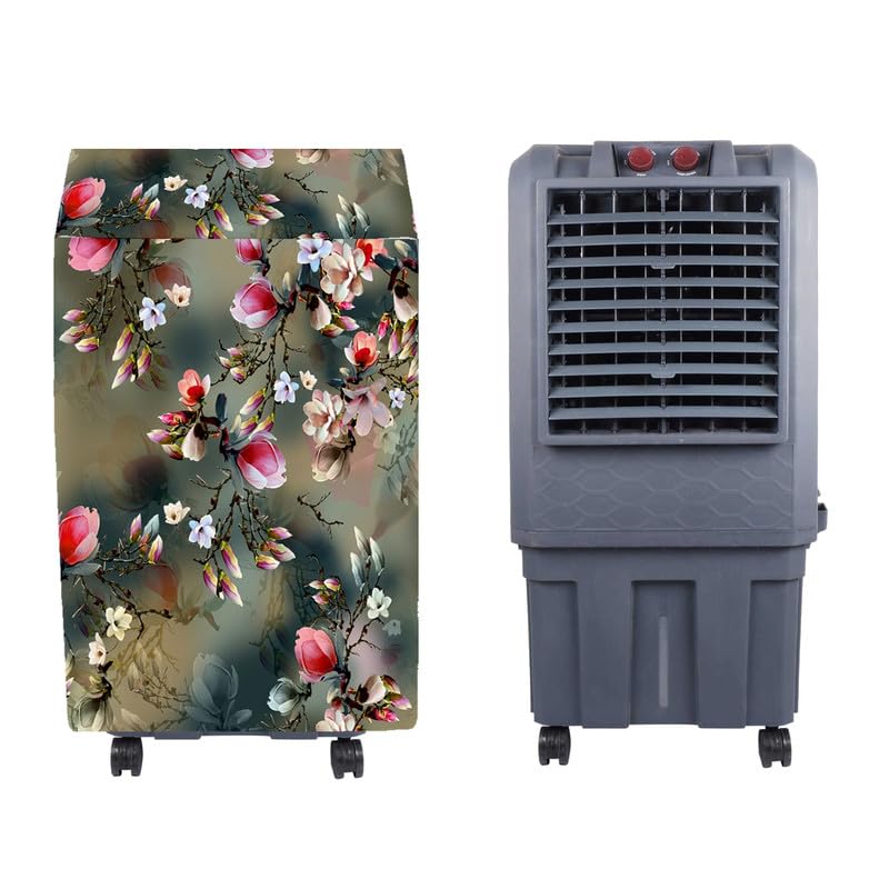 Image of Cooler Cover Compatible for Novamax 40-Litres Blaze Desert Air Cooler Waterproof, Dustproof, Size (LXBXH) 59 X 44 X 100 Cm, Green.