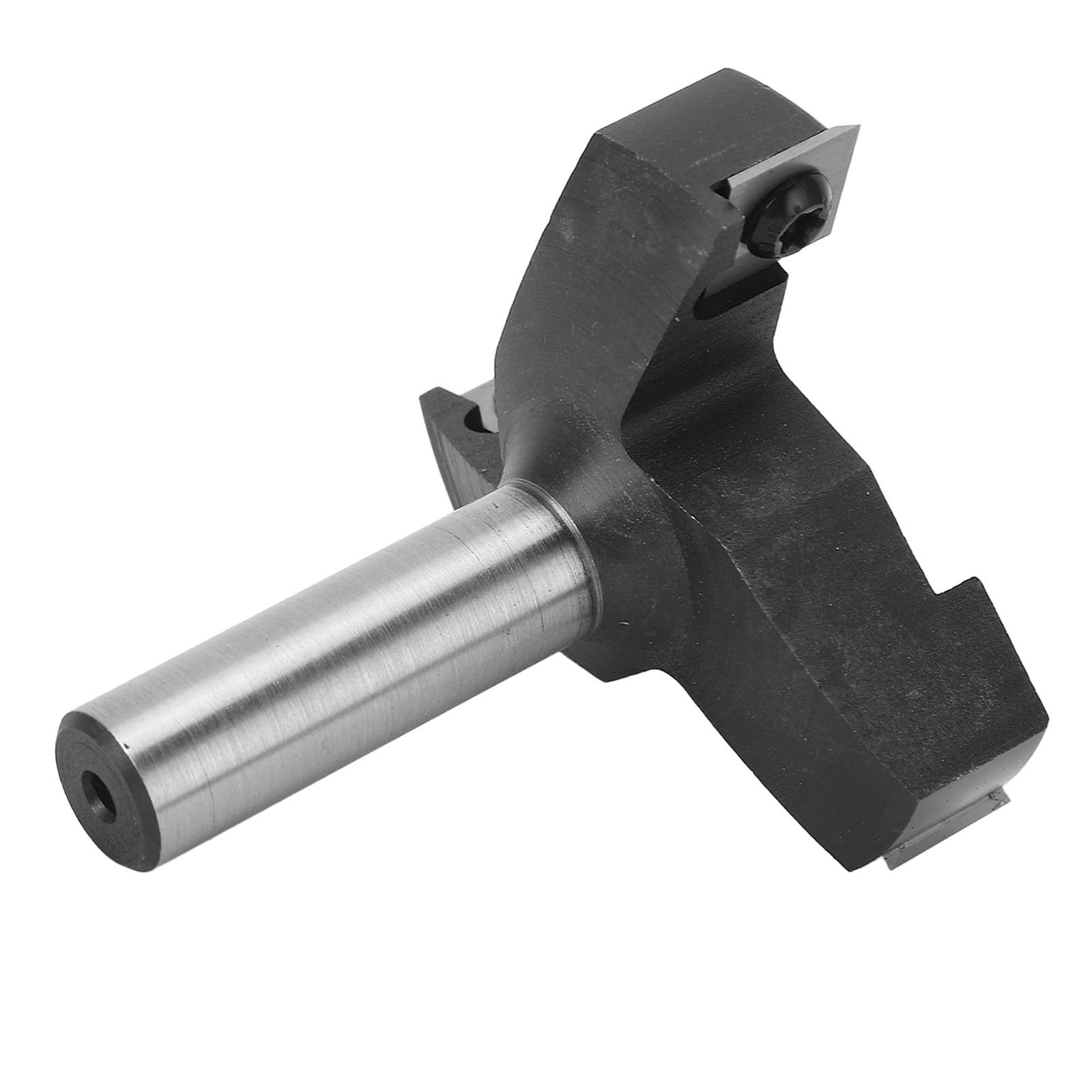 Spacnana Punta per Fresa per Superficie Spoilboard, Acciaio Ad Alto Tenore di Carbonio, Punta per Fresatura per Legno a Forma di T con Gambo da 1/2 Pollice e Diametro di Taglio di 60 Mm per