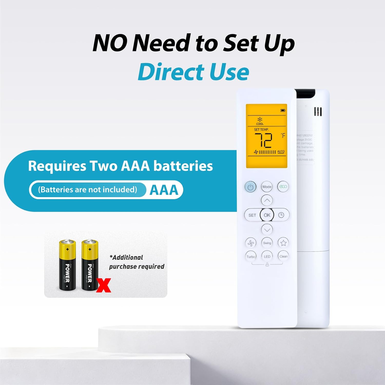 ZWP Remote Control showing product dimensions