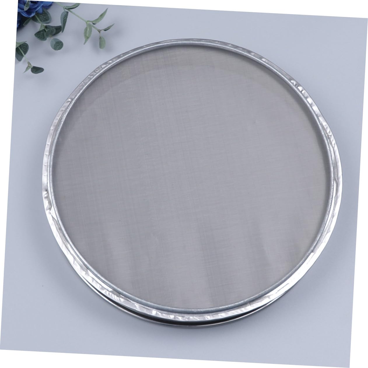 Gatuida Tamis Acier Inoxydable pour Jardinage et Pâtisserie Maille Fine Uniforme et Portable de Terre et Pollen pour Balcon et